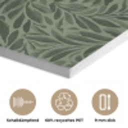 Bladeren - Organisch - Groen PET vilt klein 837 -closeup_DE