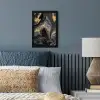 Marmer - Acryl - Goud - Luxe - Abstract fotolijst zwart zonder passe partout klein -sfeer3