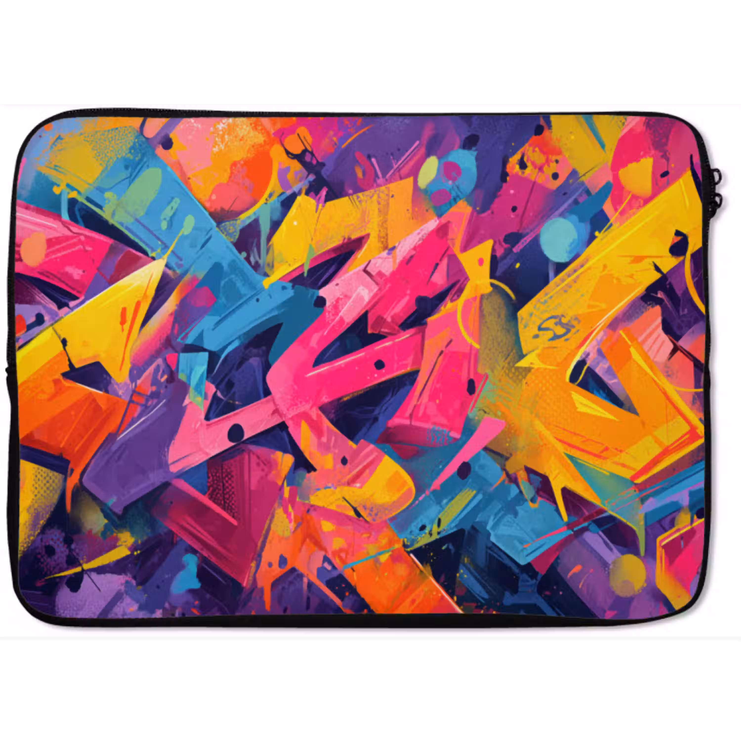 Abstract - Vormen - Kleurrijk laptophoes neopreen klein -zkaufland3dotto