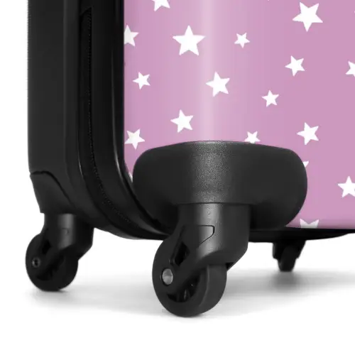 Sterrenstof NBS - Handbagage koffer - Kinderen Unisex middel -wiel