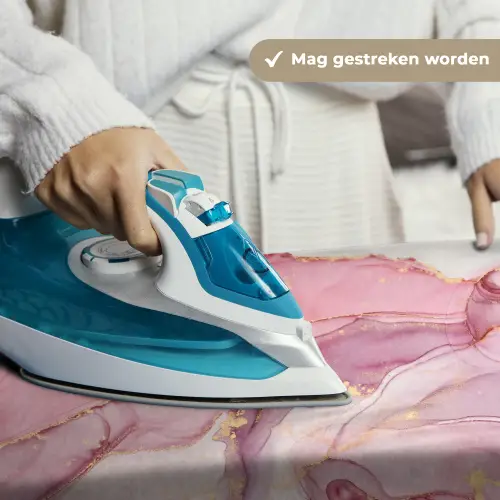 Goud - Marmer - Roze Wandkleed katoen klein -sfeer9