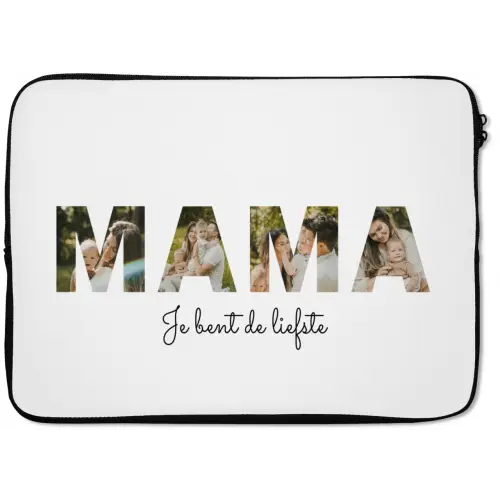 Mama - Lettercollage laptophoes neopreen klein -zkaufland3dotto