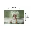 Soak it all in - Hond - Bad Placemat vinyl groot -specs