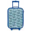 Donkerblauw walvissenpatroon met zeesterren Kinderkoffer - Blauw klein -zz3dotto