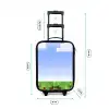 Pixel wereld Kinderkoffer - Zwart klein -productfoto_formaten