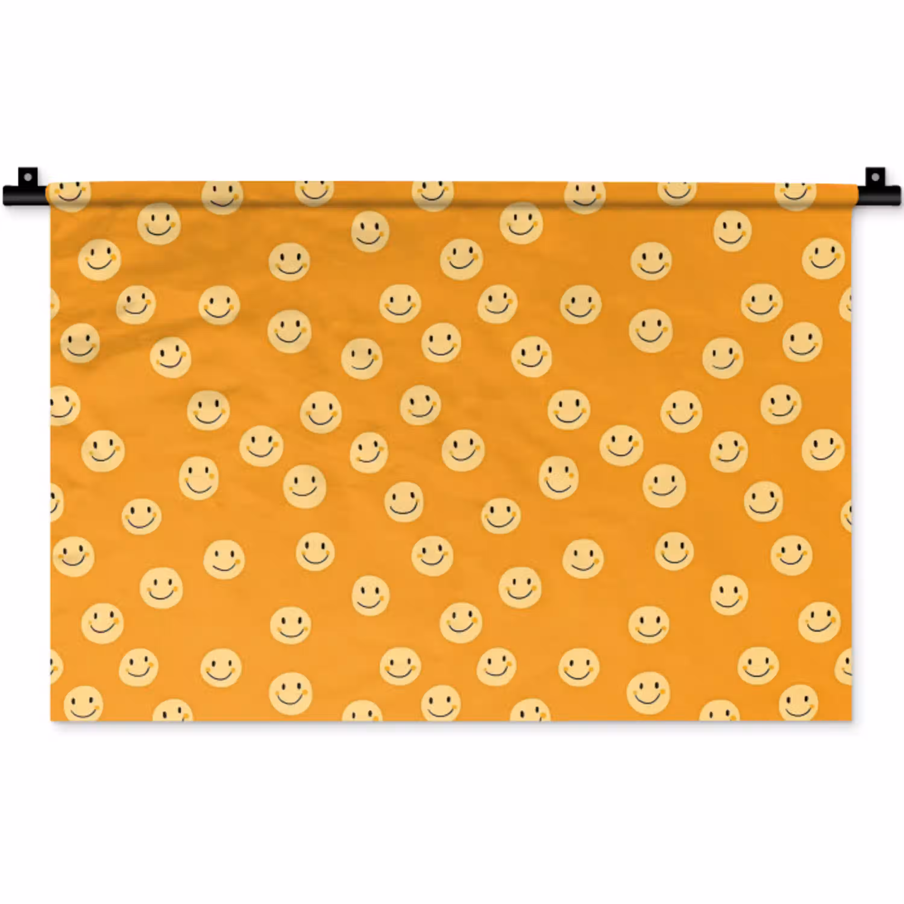 Smileys - Retro - Heel Wandkleed katoen klein 269 -zz3d