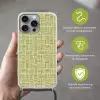 Vlecht - Patroon - Groen Hoesje iPhone 16 Pro Max met koord klein 804 -sfeer2_NL