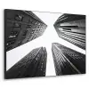 Gebouwen - Lucht - Zwart Textielframe - compleet frame klein -3d