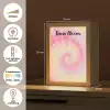 Spiraal - Pastel - Roze Light Box met kabel (Kinderlampje) klein -USP_NL