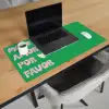 Amor - Valentijn - Groen - Tekst Muismat XXL klein -sfeer1