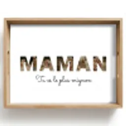 Maman - Collage de lettres Dienblad Rechthoek middel -z3d_shopping