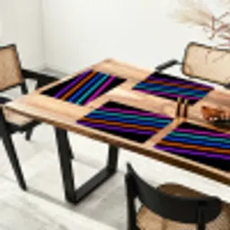 Esthetiek - Retro - Neon Placemat vinyl groot -zzsfeer4_Kitchenyeah-website