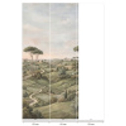 Landschap - Heuvels - Zandpad - Groen Behang Vlies klein -USP_banen