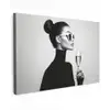 Vrouw - Champagne - Modern canvas 2cm klein -z3d