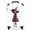 Tovenares in een paarse cape NBS - Handbagage koffer - Kinderen Unisex middel -productfoto_recht