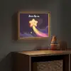 Ster - Gezichtje - Lichtgevend Light Box met batterij (Wandlamp kind) middel -sfeer5_kind