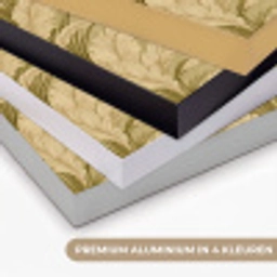 Palmbladeren - Klassiek - Groen Textielframe zwart klein 947 -USP_kleurenNL