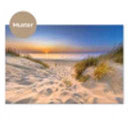 Duin - Zonsondergang - Horizon - Strand - Gras keuken achterwand sample klein -3d_DE