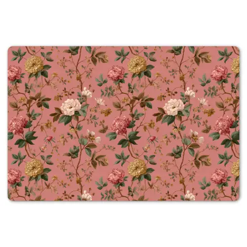 Klassiek - Botanisch - Roze Placemat vinyl groot 368 -zzsfeer1_Kitchenyeah-website