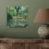 Brug - Hout - Vijver - Waterlelies plexiglas 5mm klein -sfeer3