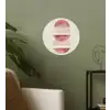 Minimalistisch - Cirkels - Roze Wandcirkel behangsticker klein -sfeer2