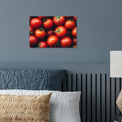 Groente - Rood - Tomaten poster papier klein -sfeer2