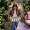 Klassiek - Motief - Blauw Dienblad Rechthoek middel 911 -sfeer5