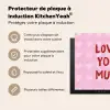 Love - Quote - Moeder - Rood Inductie beschermer vinyl 3mm middel -usfeer2_FR