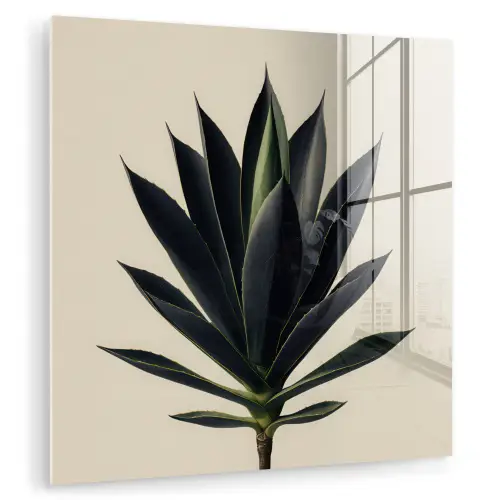 Agaveplant - Symmetrisch - Groen plexiglas 5mm klein -zzzproduct_nieuw