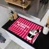 Roze - Strepen - Koffie - Maandag Inductie beschemer met haakjes klein -sfeer1