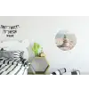 Stenen - Stapel - Zand - Zee Wandcirkel aluminium klein -kinderkamer