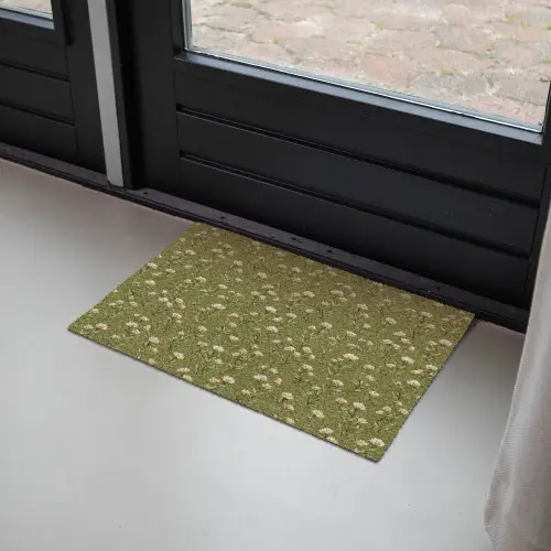 Landelijk - Bloemen -  Groen Deurmat klein 898 -sfeer2