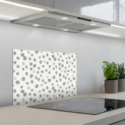 Vlekken - Grijs - Patroon - Aquarel keuken achterwand spatscherm klein 900 -3d_schuin
