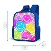 Kleurrijke glimlachexplosie Kinderrugzak - Blauw middel -productfoto_formaten
