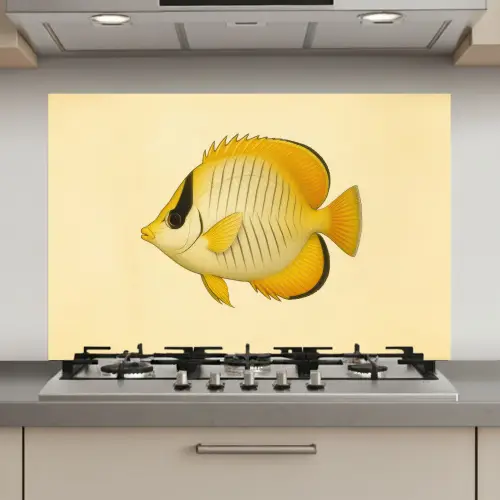 Ovaal - Vis - Geel - Schubben keuken achterwand spatscherm klein -3d_website