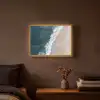 Strand - Zee - Golven Light Box met batterij (Wandlamp) middel -sfeer4