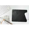 Zwart - Steen - Beton muismat rubber klein -witbureau
