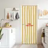 Strepen - Abstract - Yes you can - Rood deurposter klein -sfeer5