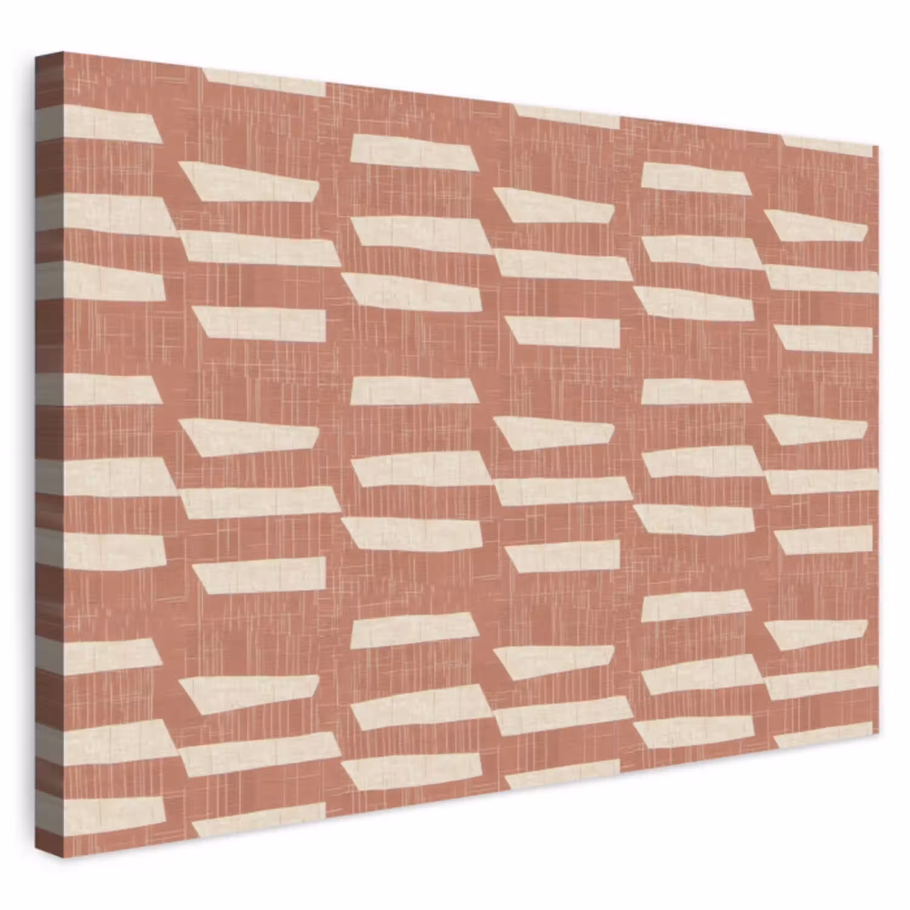 Terracotta - Abstract - Textuur - Patroon Tuinposter op houten frame 2 cm dik klein 845 -3d