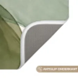 Abstract - Vormen - Modern - Kunst - Groen - Bruin Badmat klein -USP_AntislipNL