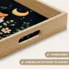 Moeder - Kind - Kleurrijk - Bloemen Dienblad Rechthoek middel -USP_HandgreepNL