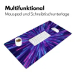 Dynamisch - Ruimte - Kleurrijk Muismat XXL klein -ysfeer4_duits