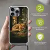 Vos - Bos - Slapen Hoesje iPhone 16 Pro Max met koord klein -sfeer2_NL