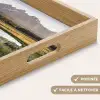 Berglandschap - Rivier - Bos Dienblad Rechthoek middel -USP_HandgreepFR