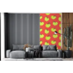 Appels - Modern - Groen fotobehang vinyl groot 64 -bank