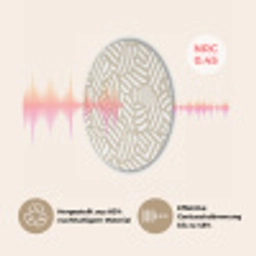 Abstract - Modern - Beige Akoestische PET Vilt - Rond klein 838 -USP_DE