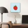 Rood - Tomaat - Groente aluminium wit klein -sfeer5