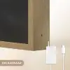 Glazen - Bakjes - Blaadjes - Kruiden Light Box met batterij (Wandlamp) middel -USP_websiteoplaadbaarNL