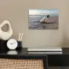 Glazenfles - Post - Zee - Zand poster papier klein -sfeer1