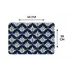 Modern - Ontwerp - Blauw Placemat vinyl groot 368 -specs